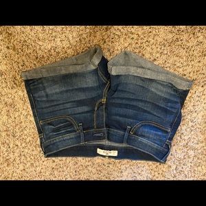 hollister jean shorts